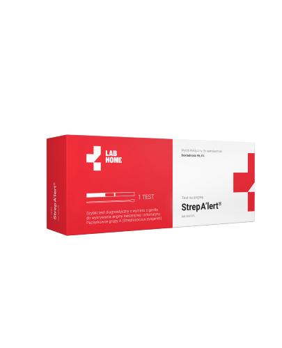 STREP A'LERT Szybki test do wykrywania anginy bakteryjnej, 1 sztuka